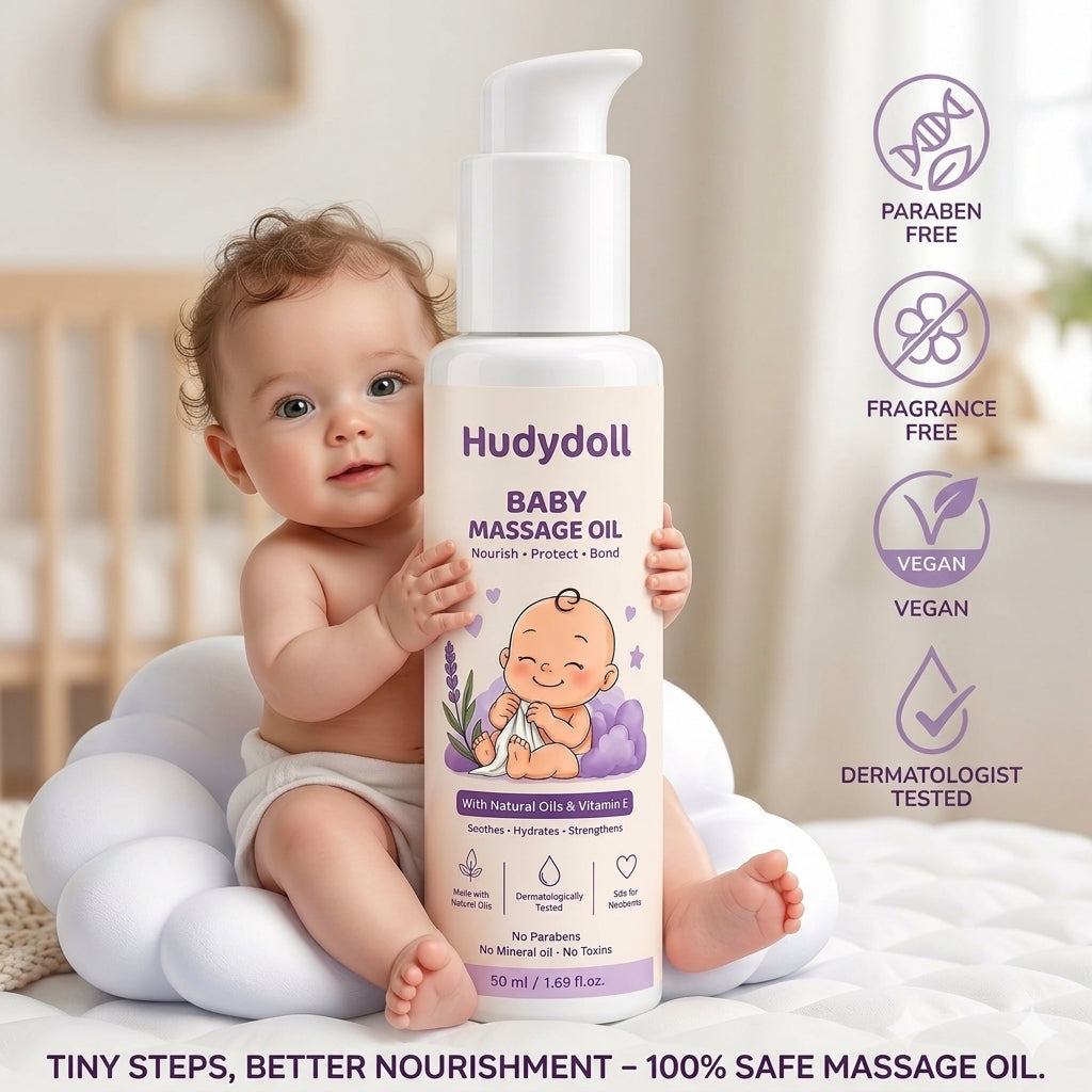 Hudydoll – Baby Nourishing Massage Oil