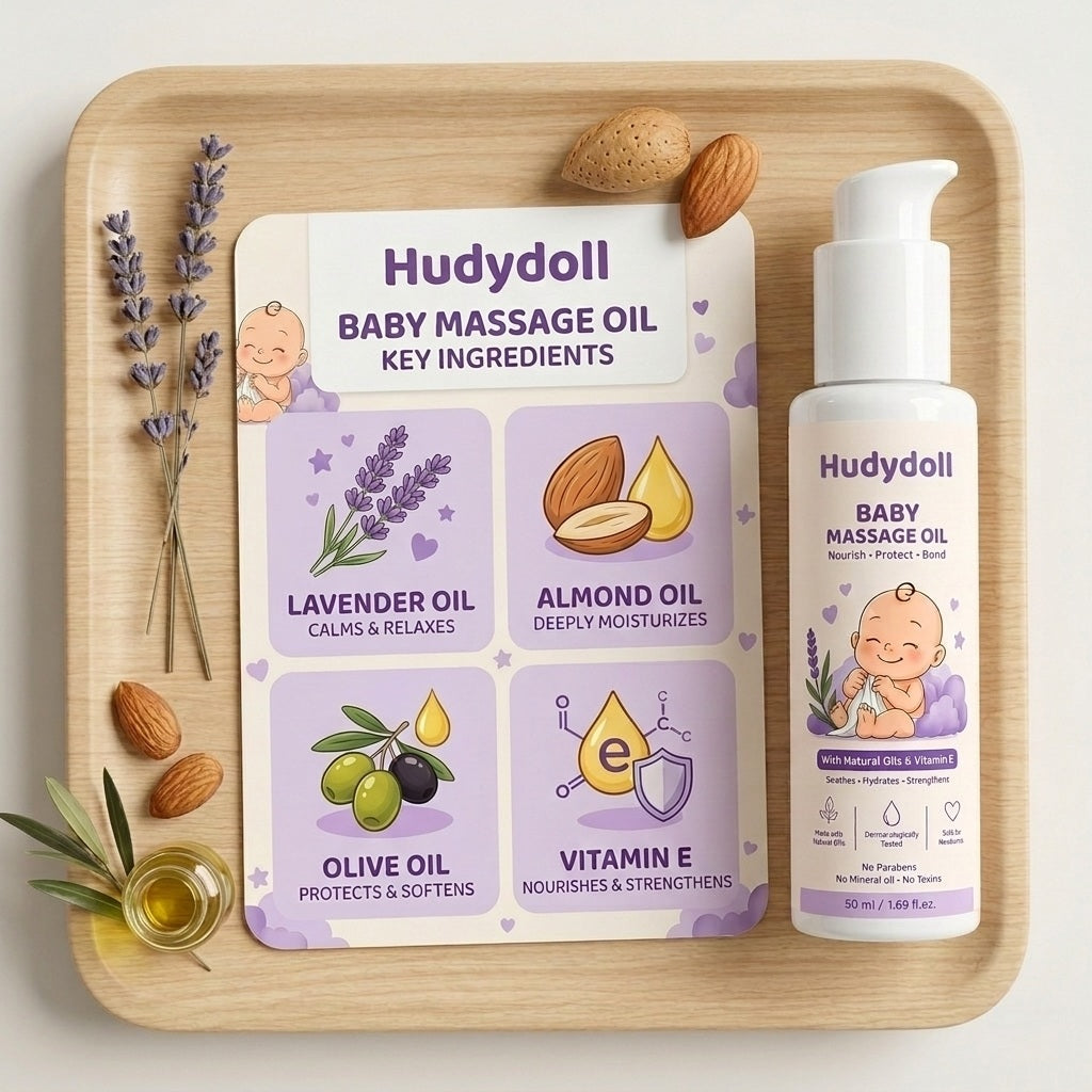 Hudydoll – Baby Nourishing Massage Oil
